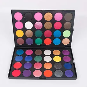 Jimin_48 Colors Shades Eyeshadow Palette Diamond Highlighter Shimmer Matte Eyeshadow Pallete Smoky Pigmnet Eye Shadow Makeup Set - (Color: 02)