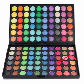 Jimin_120 Colors Glitter Eyeshadow Palette Matte Eyeshadow Palette Shimmer Earth Warm Color Nude Make Up Palette Set Kit Cosmetic full - (Color: 01)