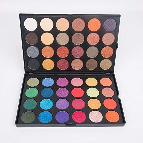 Jimin_48 Colors Shades Eyeshadow Palette Diamond Highlighter Shimmer Matte Eyeshadow Pallete Smoky Pigmnet Eye Shadow Makeup Set - (Color: 01)