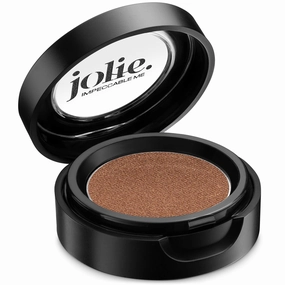 Jolie Cosmetics Powder Pressed Metallic Eyeshadows - Cruelty Free, Vegan, Single Pan Eyeshadow 1.48g Warm Neutrals (Goldilocks)