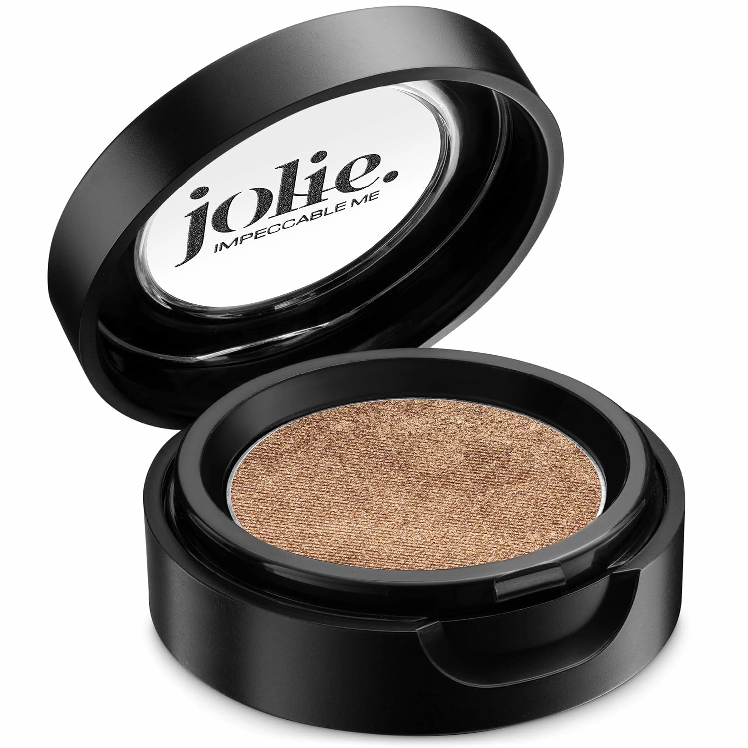 Jolie Cosmetics Powder Pressed Metallic Eyeshadows - Cruelty Free, Vegan, Single Pan Eyeshadow 1.48g Warm Neutrals (Shimmering Gold)