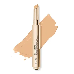 Jouer Essential High Coverage Concealer Pen - Medium to Full Coverage Cream Concealer Makeup - Color Corrector for Spot Coverage, Dark Circles and Contour, Honey