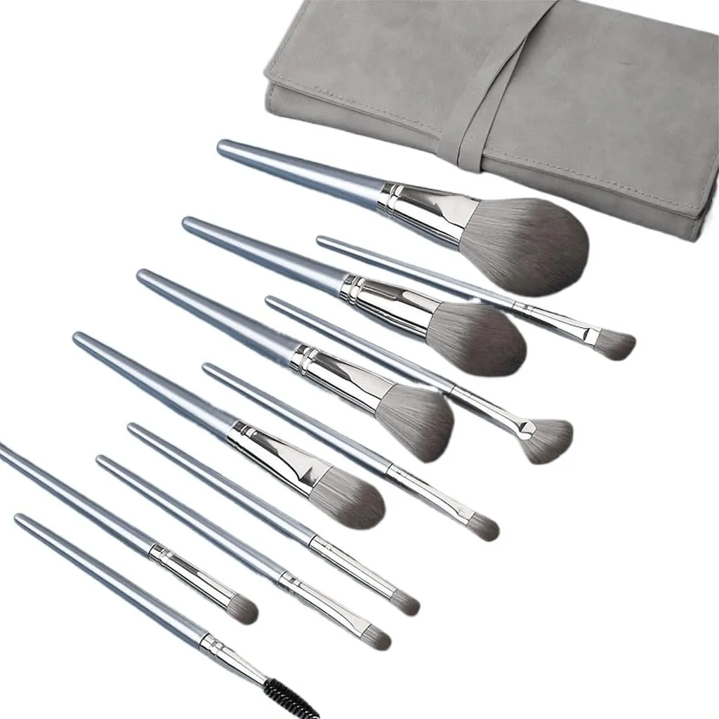 JSEIAJB Makeup brush set, soft bristle brush, 14 pieces, eye shadow, powder blusher powder, makeup tool