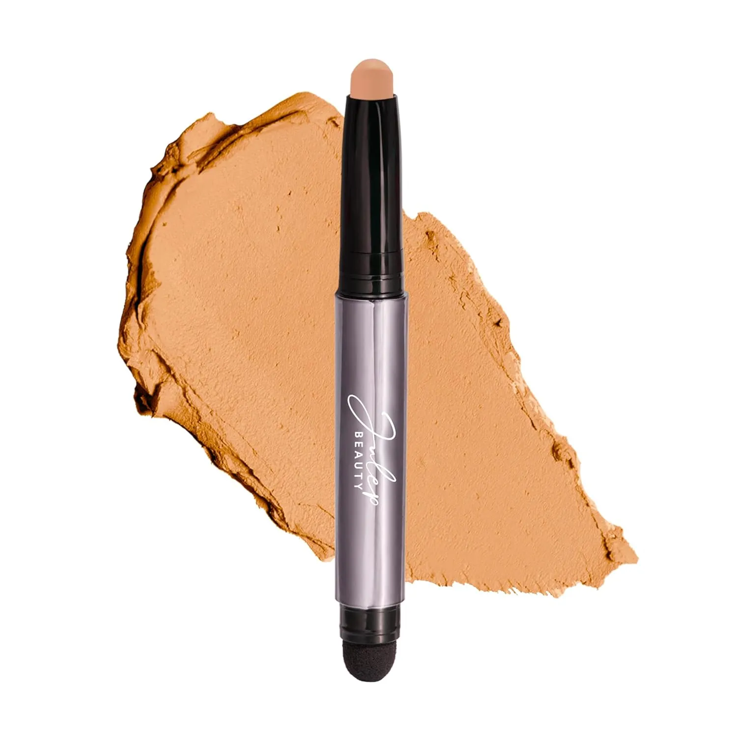 Julep 3pc Set: Eyeshadow 101 Crème-to-Powder Eyeshadow Stick Duo in Beachy & Smoky Tawny Matte   When Pencil Met Gel Long-lasting Eyeliner Pencil in Clay Matte - Blendable, Smudge-Resistant Makeup
