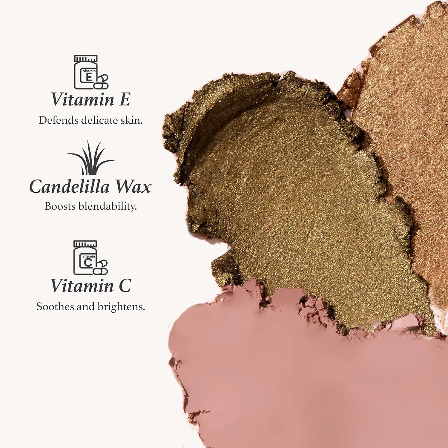Julep Eyeshadow 101 Cream-to-Powder Waterproof Shadow Stick – Champagne Shimmer – Long-Lasting, Crease-Proof, Medium Golden-Beige Shimmer Cream Eyeshadow with Built-in Smudger