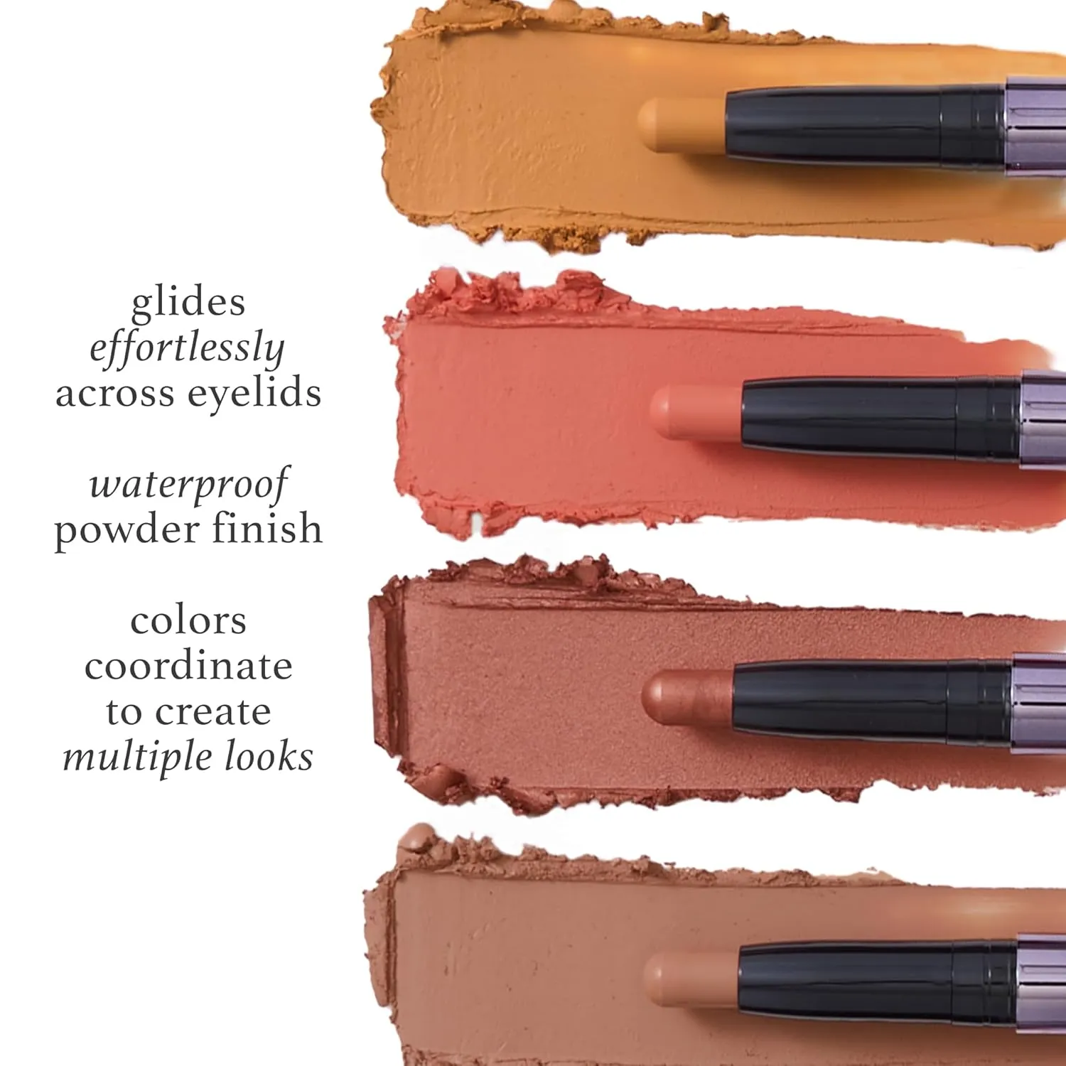 Julep Eyeshadow 101 Cream-to-Powder Waterproof Shadow Stick – Clay Matte – Long-Lasting, Crease-Proof, Natural Matte Eyeshadow with Built-in Smudger