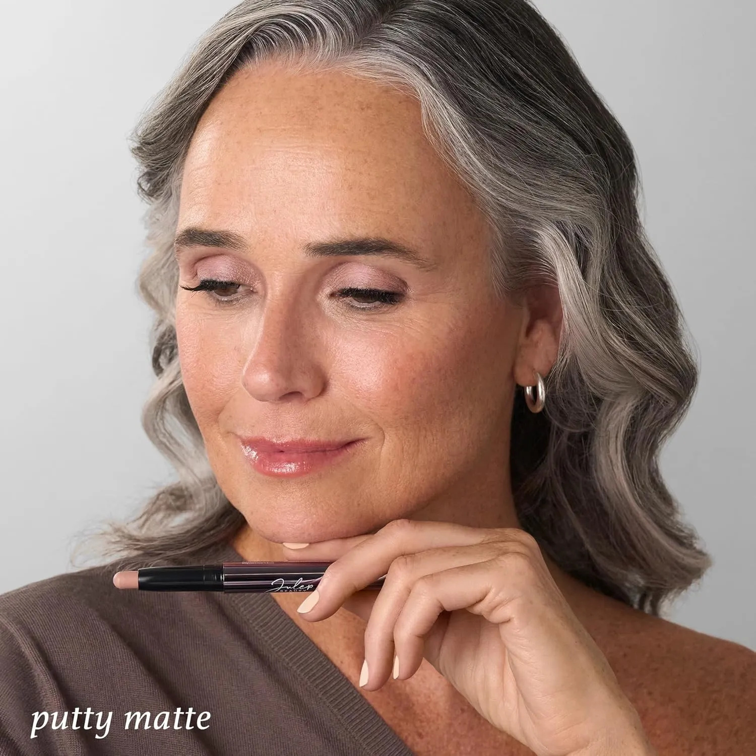 Julep Eyeshadow 101 Cream-to-Powder Waterproof Shadow Stick – Putty Matte – Long-Lasting, Crease-Proof, Neutral & Soft Matte Eyeshadow with Built-in Smudger