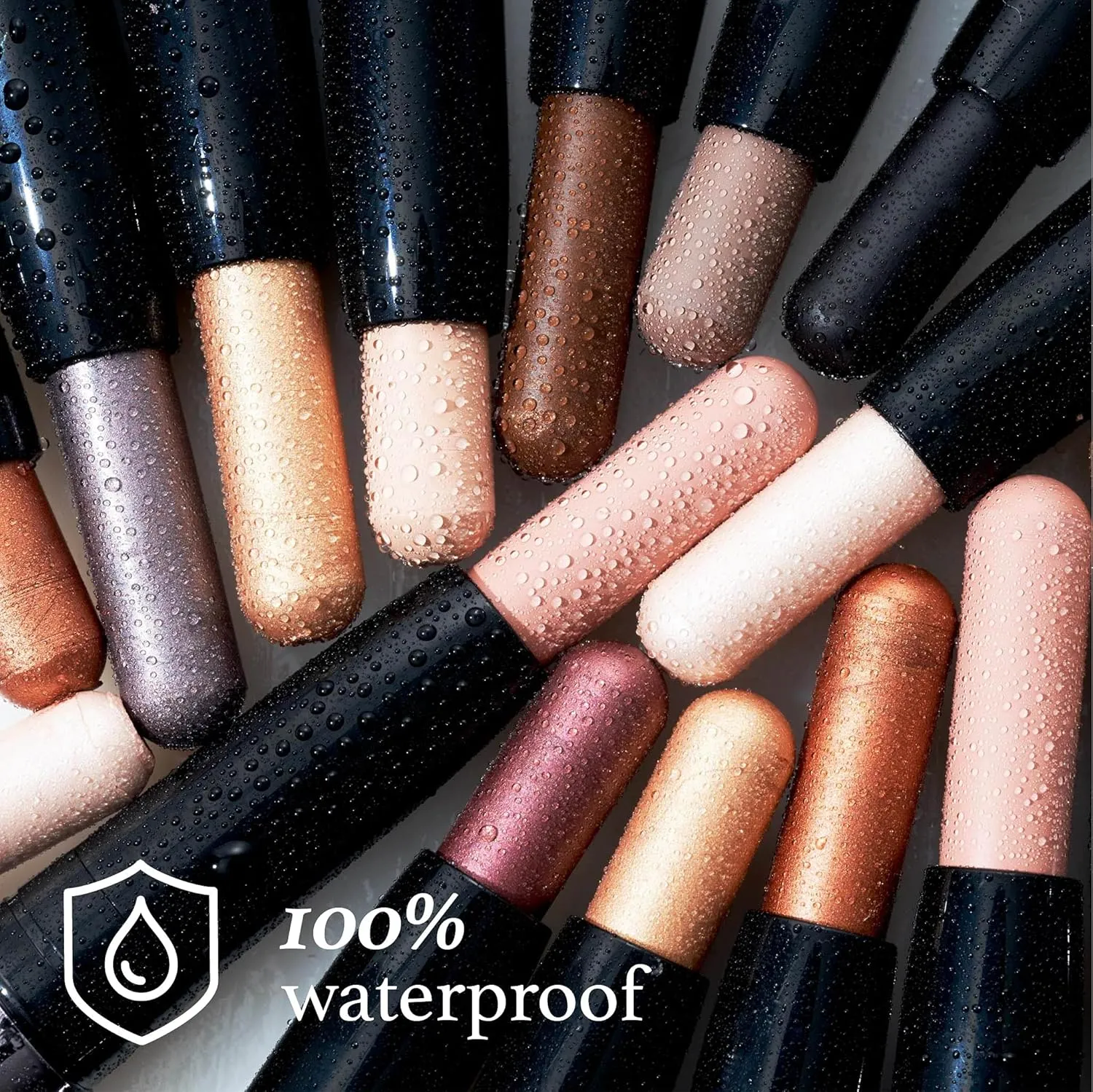 Julep Eyeshadow 101 Crème-to-Powder Eyeshadow Stick Duo   When Pencil Met Gel Sharpenable Multi-Use Longwear Eyeliner Pencil, 3pc Set - Meadow Shimmer, Blackest Black and Pearl Shimmer