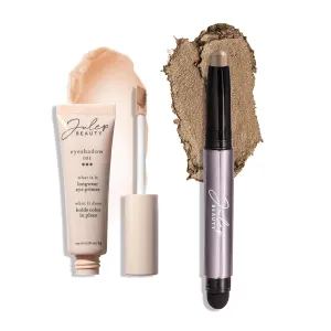 Julep Eyeshadow 101 Longwear Primer and Taupe Shimmer Eyeshadow Stick Duo Set