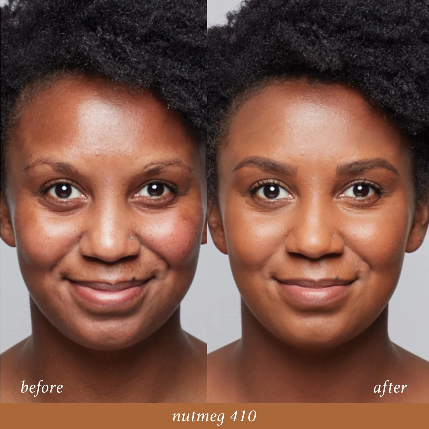 Julep Cushion Skin Perfecter - 410 Nutmeg Concealer, Foundation, Brightener, Contour Stick - Turmeric