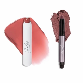 Julep Eyeshadow 101 Crème to Powder Waterproof Eyeshadow Stick, Orchid Shimmer & It's Balm Lip Balm Crayon, Full-Coverage Lipstick & Lip Moisturizer with Semi Gloss Finish, That’s Sweet