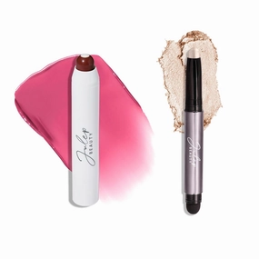 Julep Eyeshadow 101 Crème to Powder Waterproof Eyeshadow Stick, Pearl Shimmer Julep It's Balm: Tinted Lip Balm   Buildable Lip Color -Sweet Sangria
