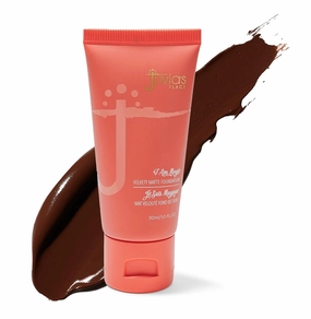 Juvia's Place I Am Magic Velvety Matte Liquid Foundation 120 - Chad - Deepest Dark w/Neutral Undertone, Makeup Foundation Full Coverage, Lightweight, Long Wear, Velvety Matte Finish