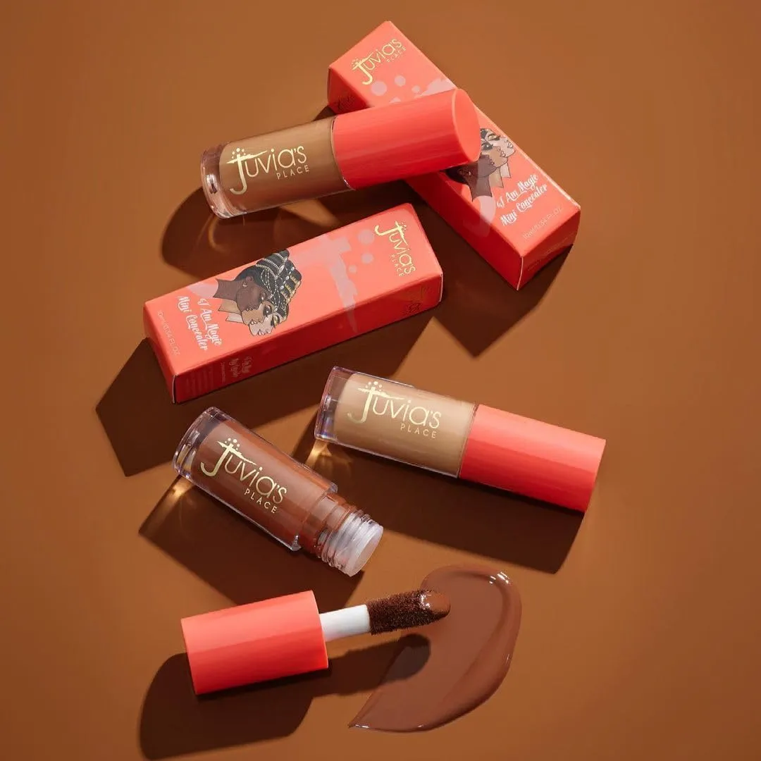 Juvia's Place I Am Magic Liquid Concealer - J12 Dark w/Cool, Golden Undertone/0.34 fl oz, Full Coverage, Hydrating, Waterproof, Long Wear