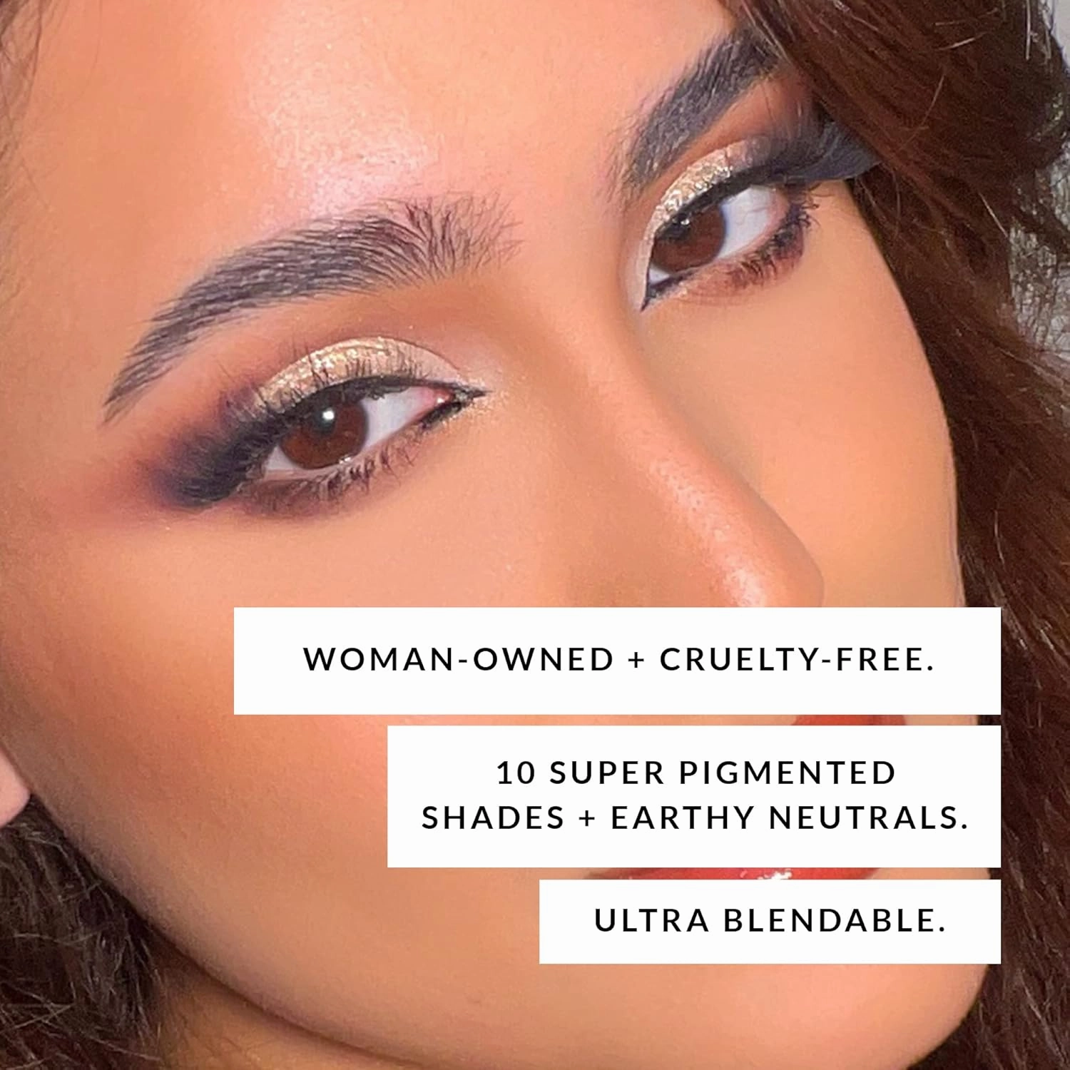 K7L - Airbrushed Neutral Glitter Eyeshadow Palette