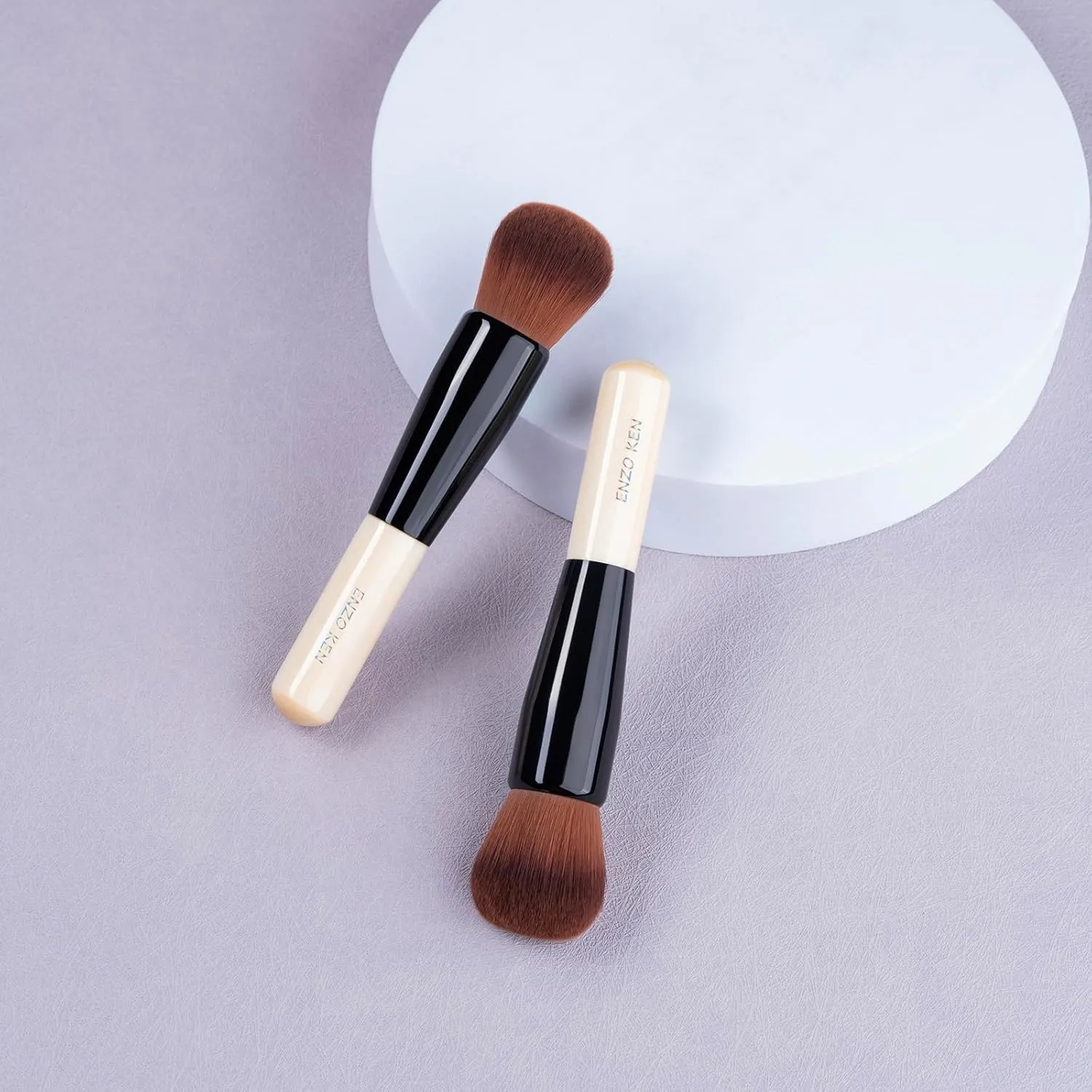 Kabuki Powder Foundation Brush, Powder Contour and Bronzer Brush, Portable Travel Kabuki Foundation Brush, Makeup Brush for Liquid Blush, Cream Foundation Blending. (K800)