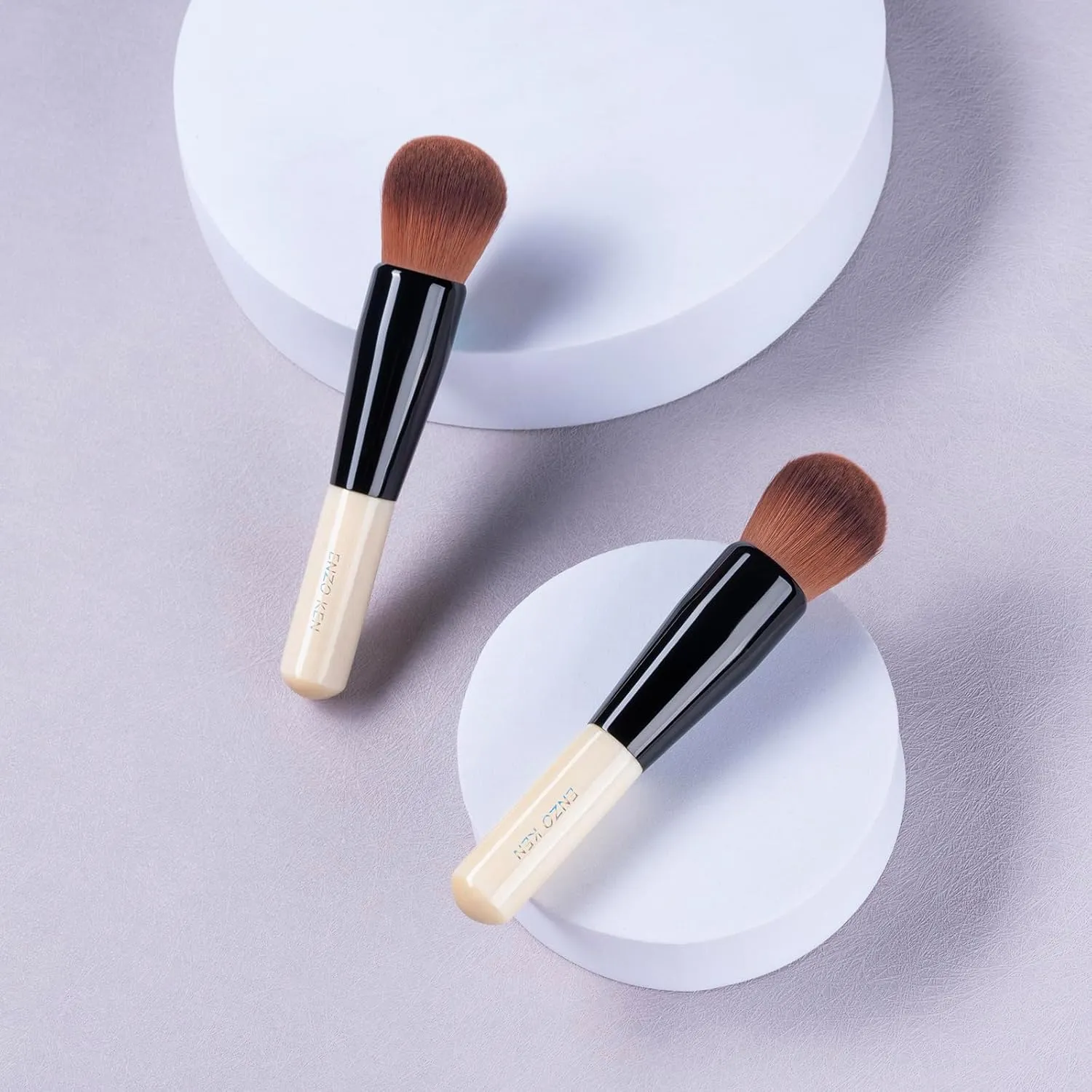 Kabuki Powder Foundation Brush, Powder Contour and Bronzer Brush, Portable Travel Kabuki Foundation Brush, Makeup Brush for Liquid Blush, Cream Foundation Blending. (K800)