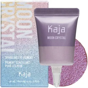 Kaja Eyeshadow - Moon Crystal | Sparkling Eye Pigment, Shimmering Soft Lavender Finish, Highly Pigmented, Glitter, 05 Mystical, 0.29 Oz