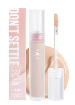 Kaja Liquid Concealer - Don't Settle | Buildable, Lightweight, Light-to-medium Coverage, Color-correcting, 03 Mooncake, 0.21 Oz