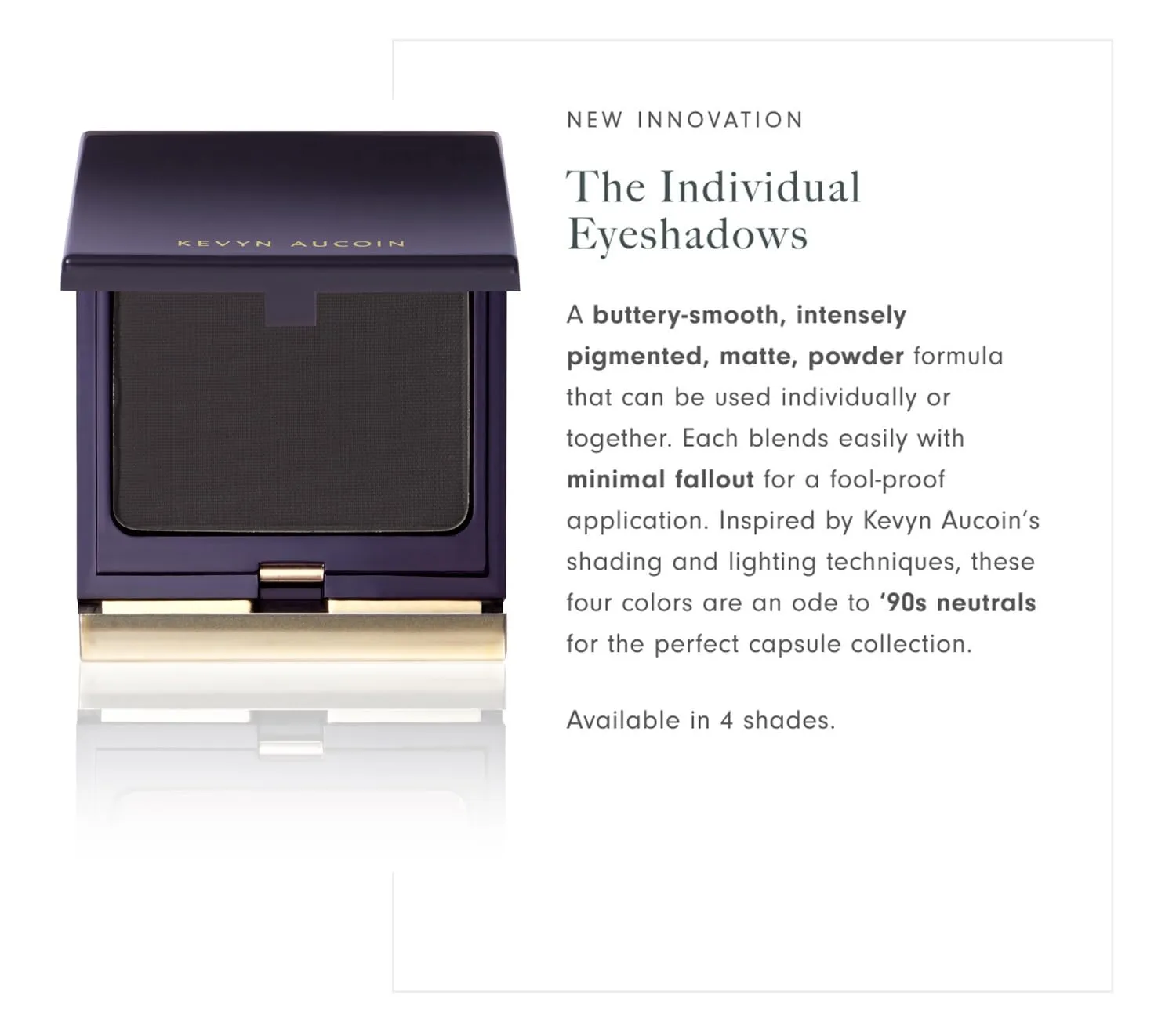 Kevyn Aucoin The Individual Eyeshadow – Caviar (Black)