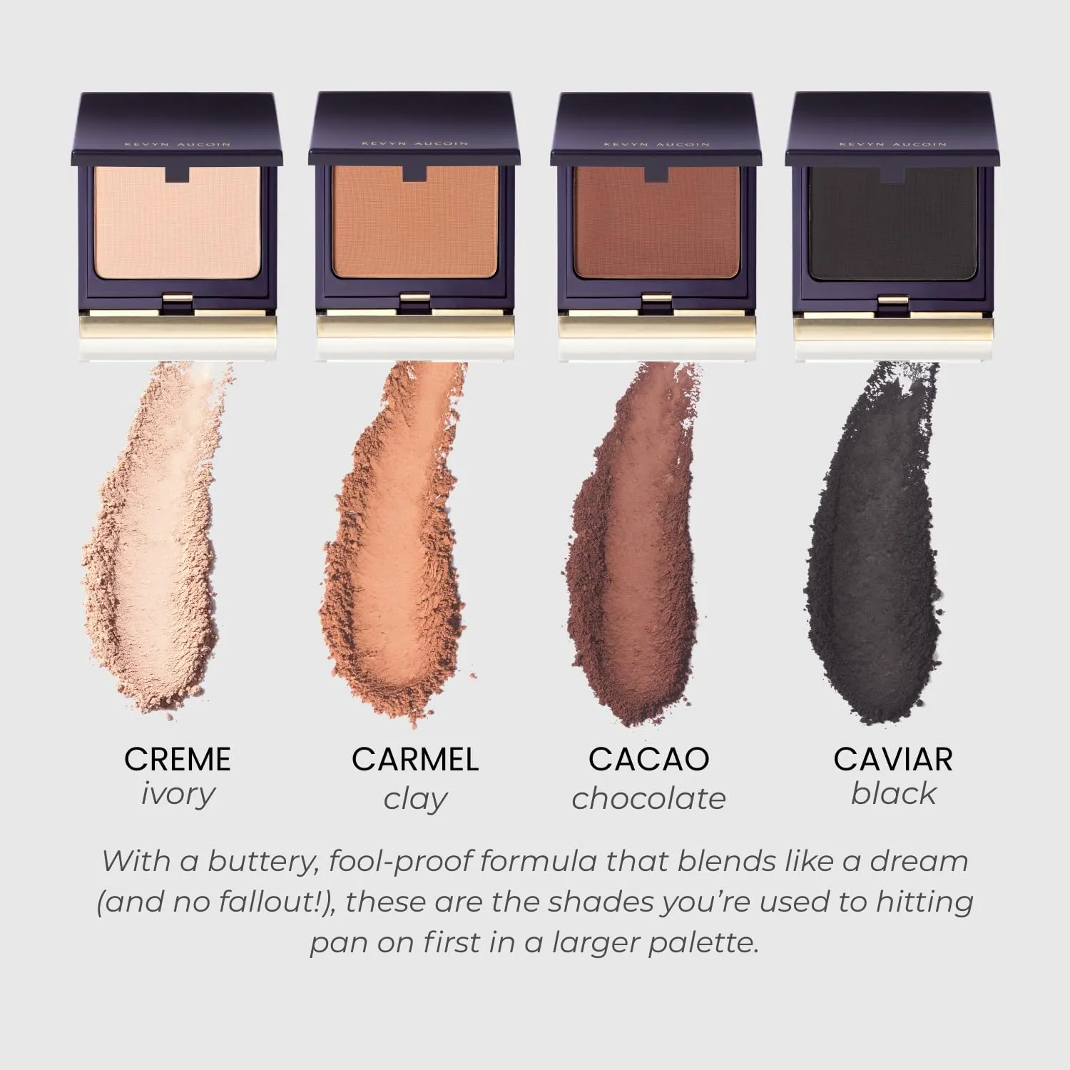 Kevyn Aucoin The Individual Eyeshadow – Caviar (Black)