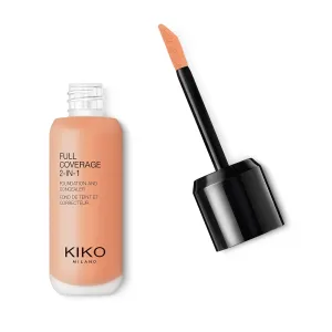 KIKO Milano Full Coverage 2-in-1 Foundation & Concealer, N95 | 2 in 1 Foundation And Concealer, Superior Coverage