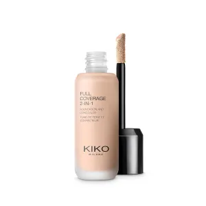KIKO Milano Full Coverage 2 in 1 Foundation & Concealer with Superior Coverage
