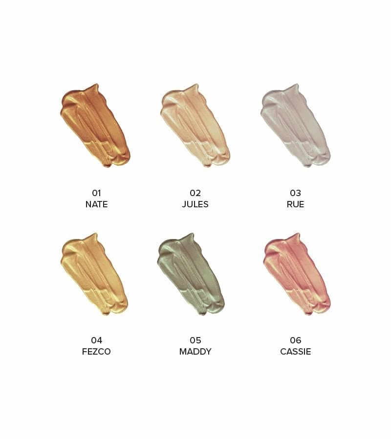 Klara Cosmetics Euphoria Liquid Eyeshadow - Enhance Eye Makeup with Shimmer Eyeshadow - Glitter Eyeshadow for Seamless Blending - Fezco - 0.2 oz