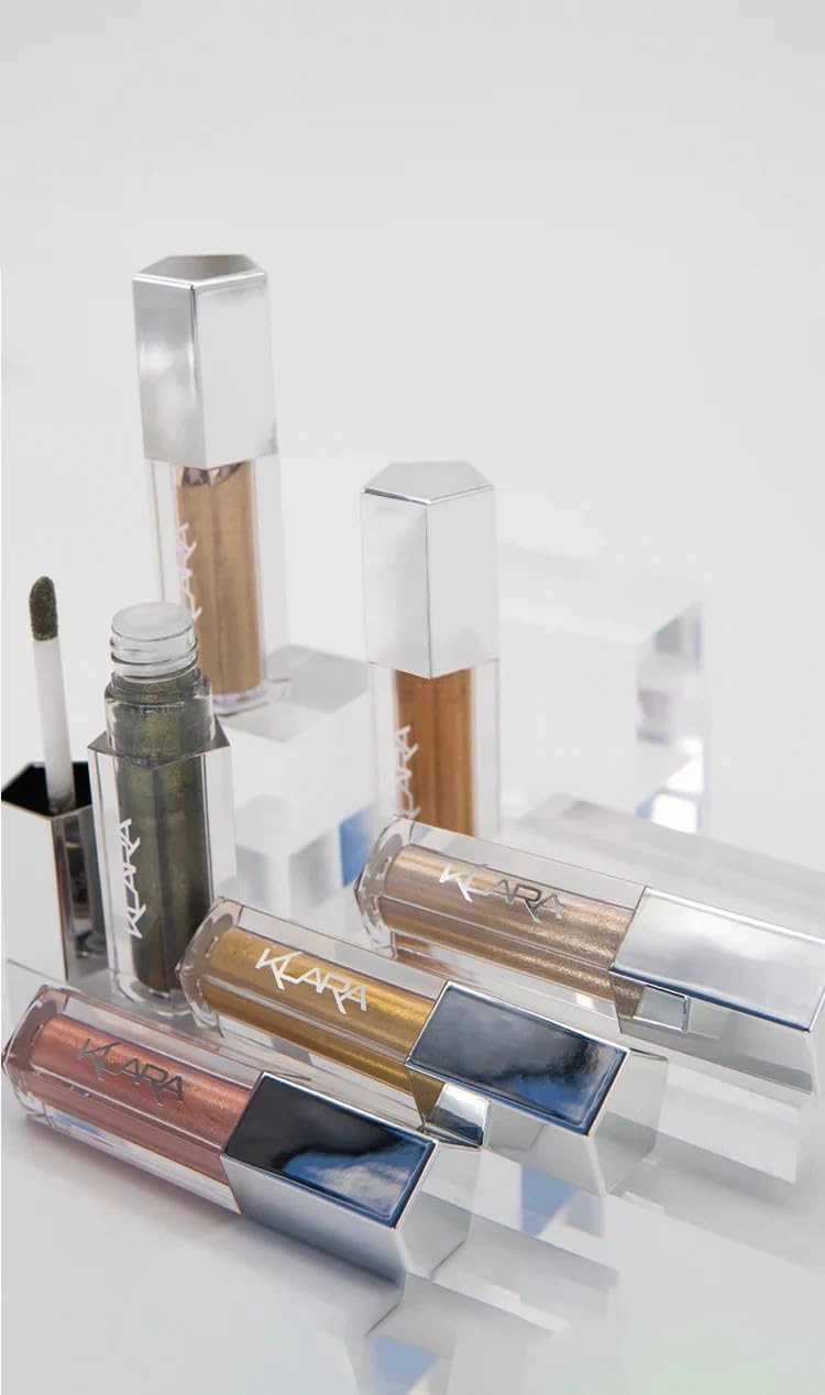 Klara Cosmetics Euphoria Liquid Eyeshadow - Enhance Eye Makeup with Shimmer Eyeshadow - Glitter Eyeshadow for Seamless Blending - Maddy - 0.2 oz