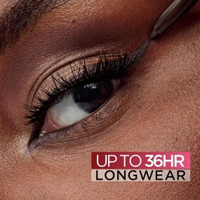 L'Oreal Paris Infallible Grip Mechanical Gel Eyeliner Pencil, Smudge-Resistant, Waterproof Eye Makeup with Up to 36HR Wear, Brown Denim, 0.01 Oz (Pack of 2)