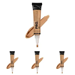L.A. Girl HD Pro.Conceal, Vanilla GC956 (Pack of 4)