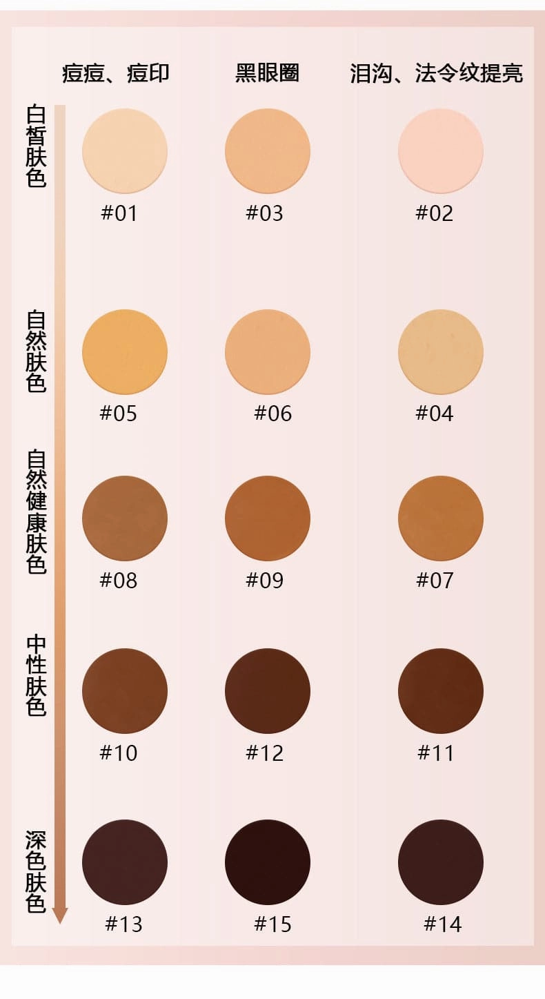 LACHAVA Concealer Palette – Full-Coverage & Lightweight Cream Foundation