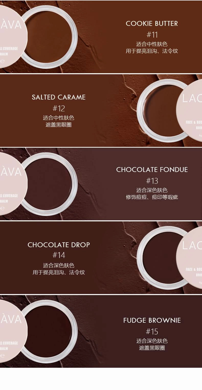 LACHAVA Concealer Palette – Full-Coverage & Lightweight Cream Foundation