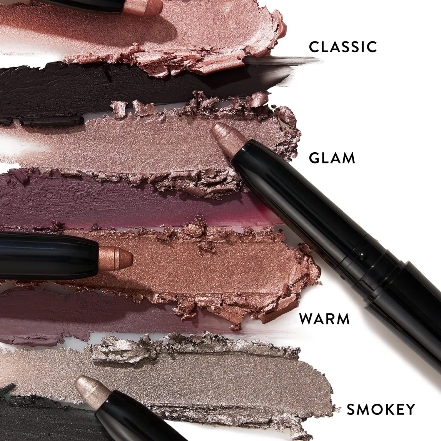 LAURA GELLER NEW YORK Swipe-n-Line Dual-Ended Eyeshadow   Eyeliner - Classic (Onyx/Champagne) - Cream Eyeshadow & Smooth Glide Eyeliner - Waterproof & Crease-free Color