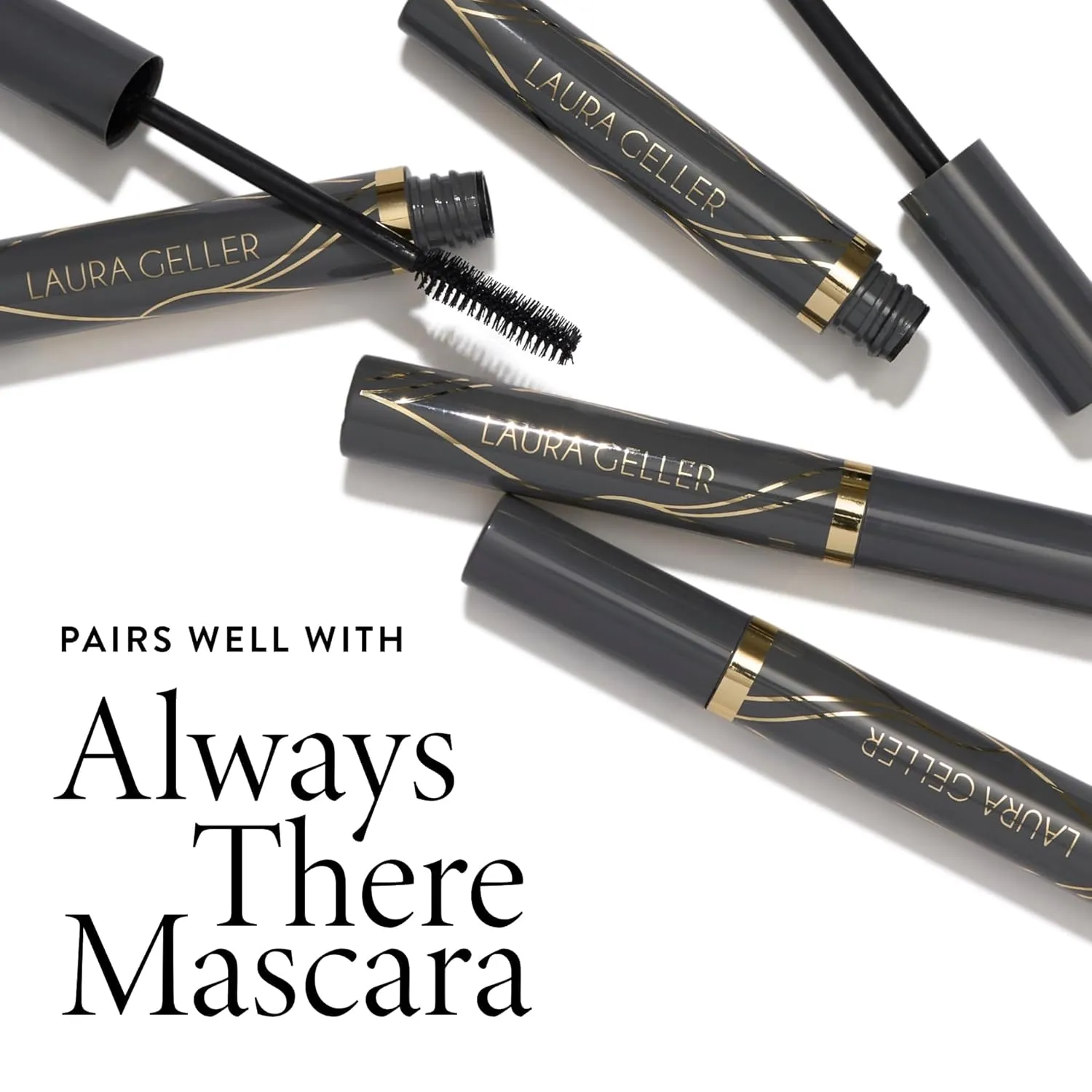 LAURA GELLER NEW YORK Swipe-n-Line Dual-Ended Eyeshadow   Eyeliner - Natural (Toasted-Brown/Rich Chestnut) - Cream Eyeshadow & Smooth Glide Eyeliner - Waterproof & Crease-free Color
