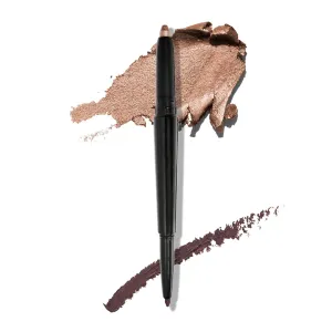 LAURA GELLER NEW YORK Swipe-n-Line Dual-Ended Eyeshadow   Eyeliner - Natural (Toasted-Brown/Rich Chestnut) - Cream Eyeshadow & Smooth Glide Eyeliner - Waterproof & Crease-free Color