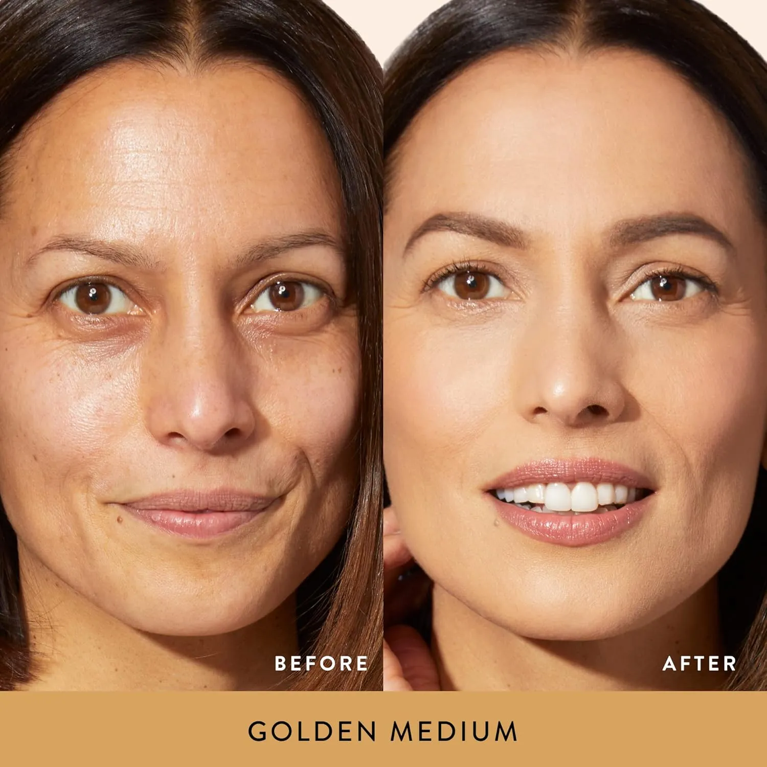 LAURA GELLER NEW YORK The Ideal Fix Concealer - Golden Medium - Buildable Medium to Full Coverage Liquid Concealer - Covers Under Eye Dark Circles & Blemishes - Long-Lasting