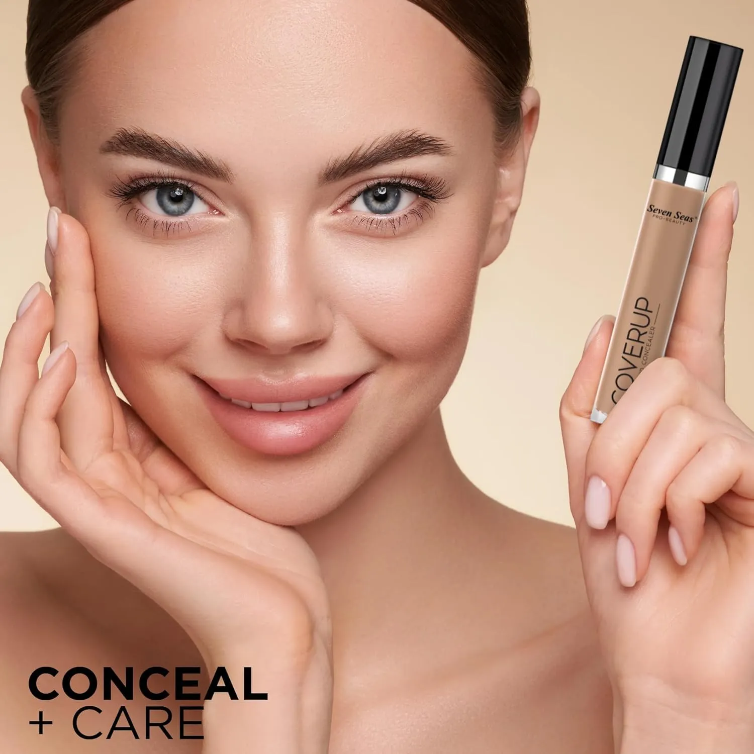 Light weight | Concealer with Full Coverage | Easily Blendable Concealer for face makeup (Creamy Color)
