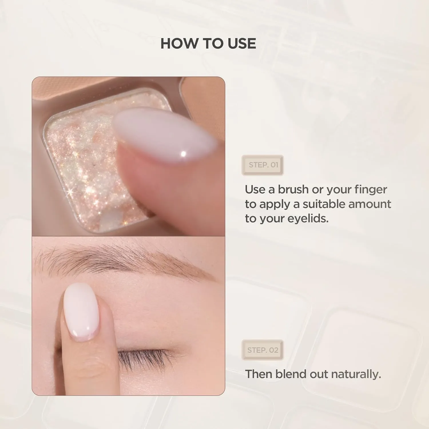lilybyred Mood keyboard eyeshadow palette | Soft neutral ash color, Long-Wearing, glitter, Clear watercolor | Palette With Easy Color Matching For All | K-beauty (03#Ash Beige)