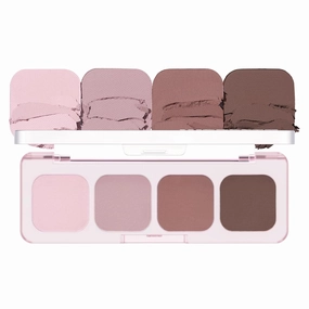lilybyred Mood It Palette | 4-Shade Korean Eyeshadow Palette, Pre-Matched Personal Tone, Soft Blending, Buildable Coverage, Matte & Shimmer Finish, Daily Wear, Compact Size (04 Attention It)