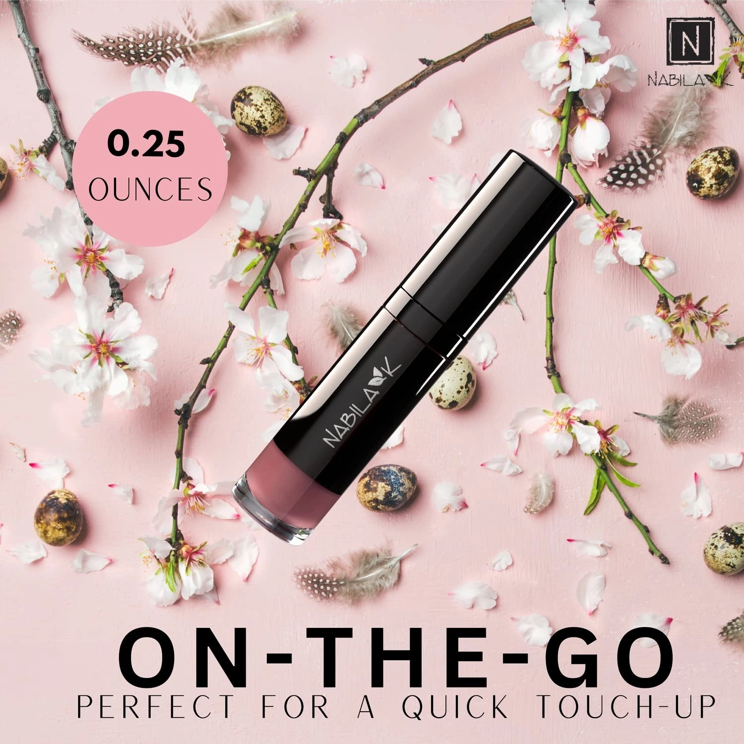 Lip Gloss - Moisturizing Lip Color Derived from Natural Pigments for Shimmery Sheen - Cruelty-Free, No Sulfates, Parabens, Phthalates - 0.25 oz - Creamy - Fringe