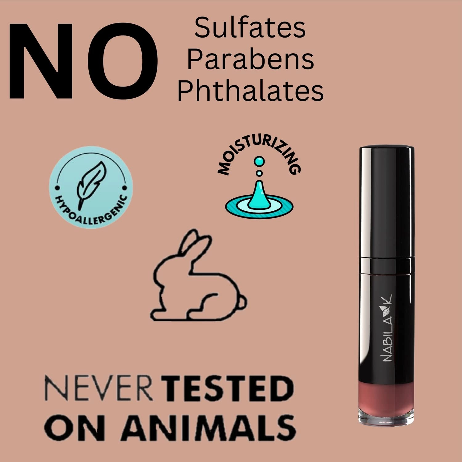 Lip Gloss - Moisturizing Lip Color Derived from Natural Pigments for Shimmery Sheen - Cruelty-Free, No Sulfates, Parabens, Phthalates - 0.25 oz - Creamy - Madrid