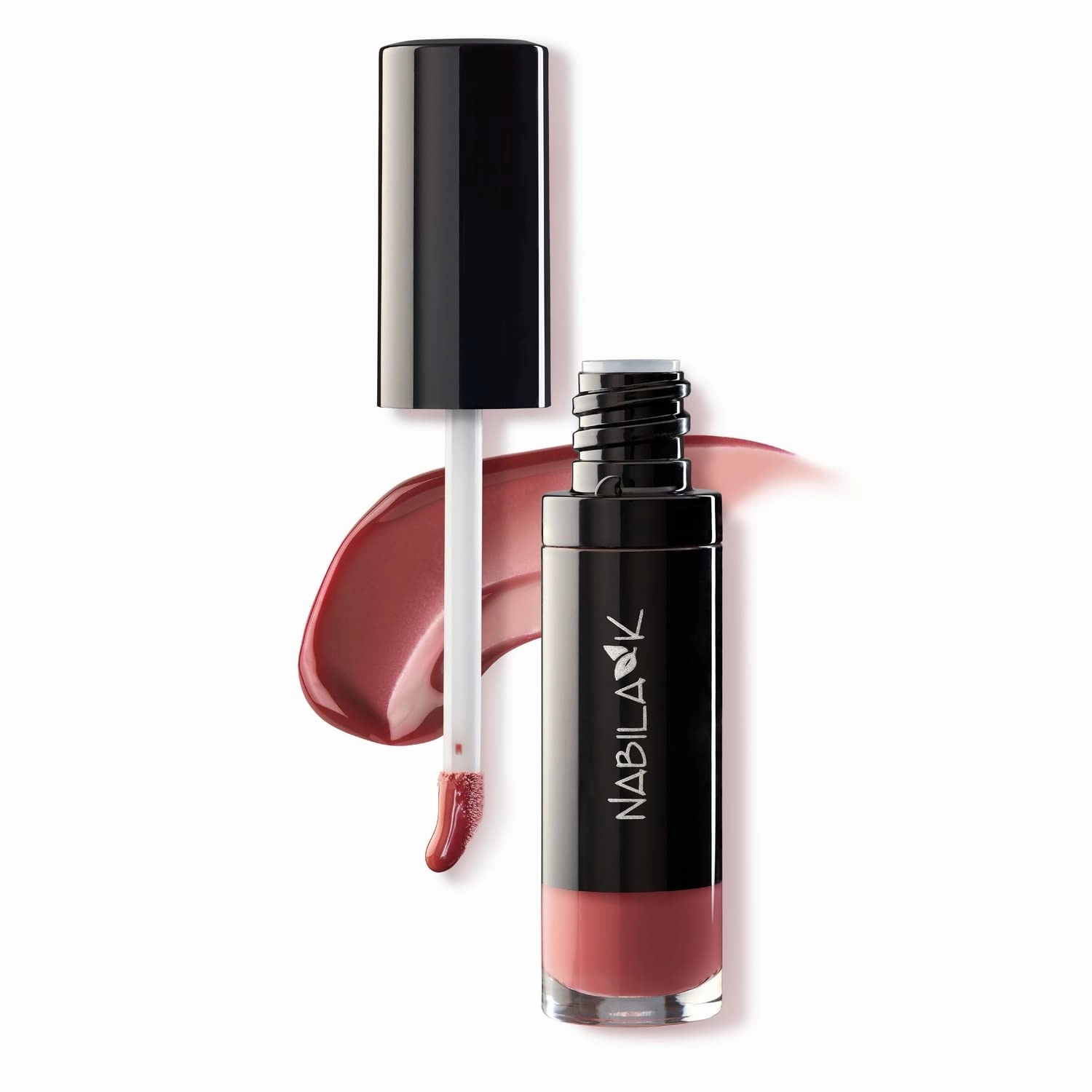 Lip Gloss - Moisturizing Lip Color Derived from Natural Pigments for Shimmery Sheen - Cruelty-Free, No Sulfates, Parabens, Phthalates - 0.25 oz - Creamy - Madrid