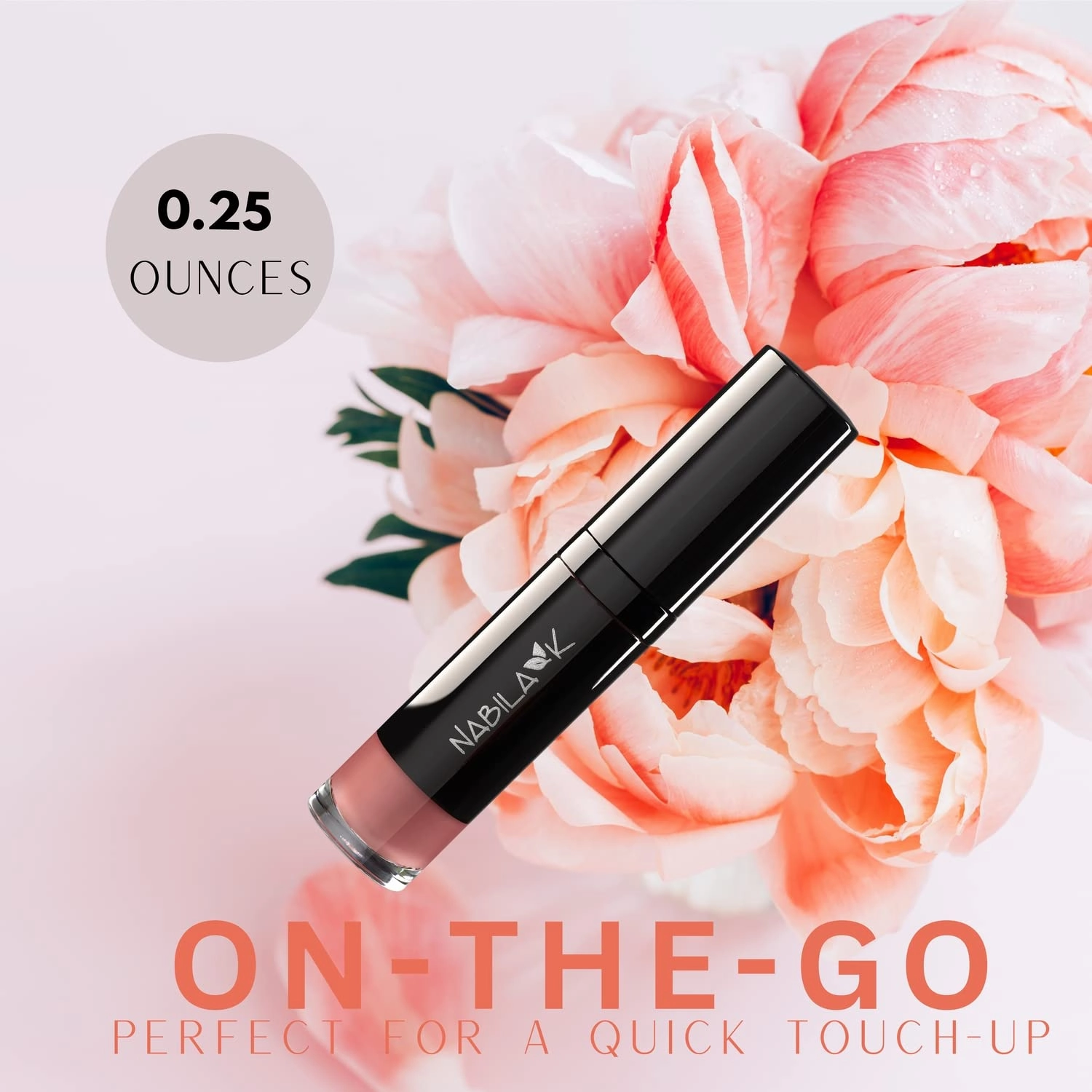Lip Gloss - Moisturizing Lip Color Derived from Natural Pigments for Shimmery Sheen - Cruelty-Free, No Sulfates, Parabens, Phthalates - 0.25 oz - Creamy - Pinky