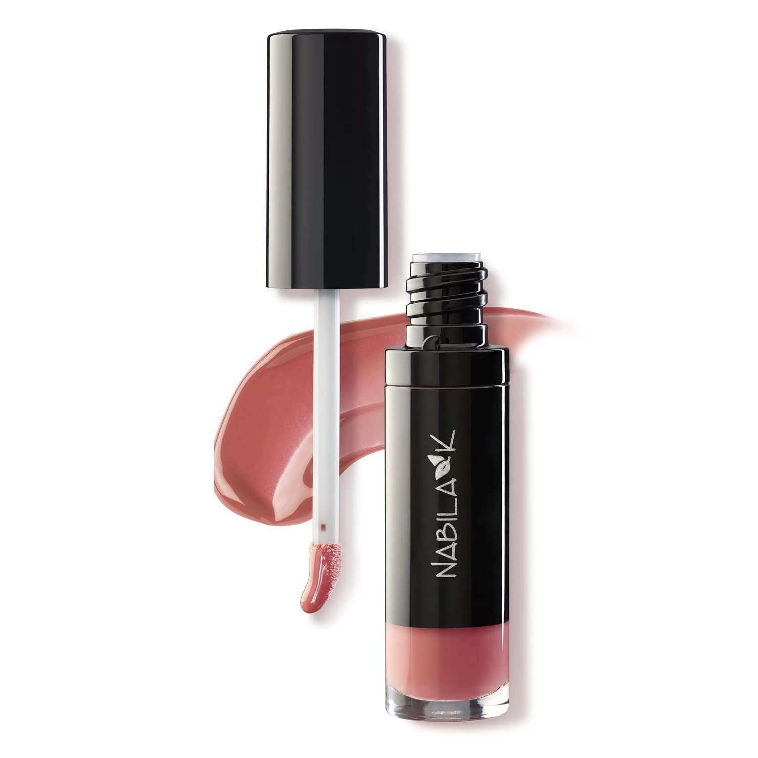 Lip Gloss - Moisturizing Lip Color Derived from Natural Pigments for Shimmery Sheen - Cruelty-Free, No Sulfates, Parabens, Phthalates - 0.25 oz - Creamy - Pinky