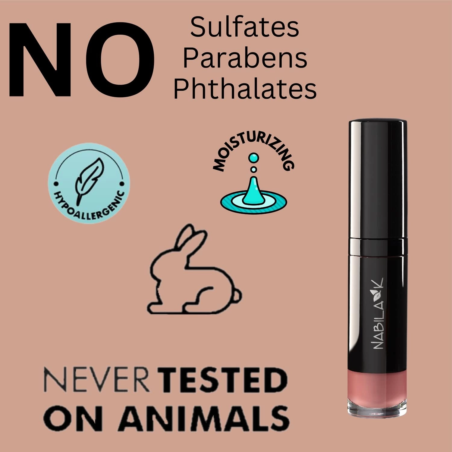 Lip Gloss - Moisturizing Lip Color Derived from Natural Pigments for Shimmery Sheen - Cruelty-Free, No Sulfates, Parabens, Phthalates - 0.25 oz - Creamy - Pinky