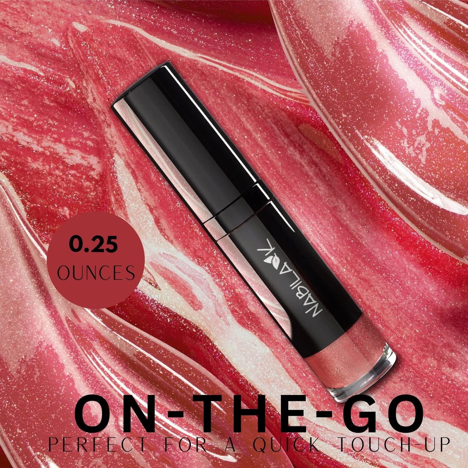 Lip Gloss - Moisturizing Lip Color Derived from Natural Pigments for Shimmery Sheen - Cruelty-Free, No Sulfates, Parabens, Phthalates - 0.25 oz - Pearlized - Swinger