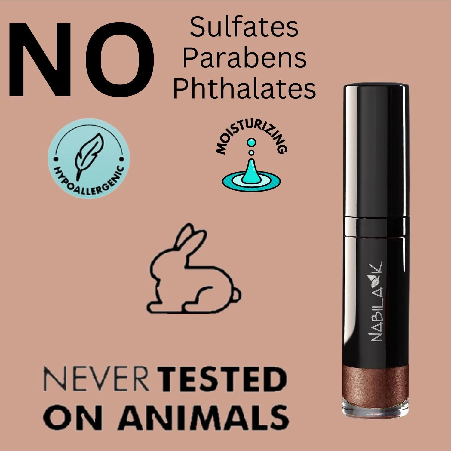 Lip Gloss - Moisturizing Lip Color Derived from Natural Pigments for Shimmery Sheen - Cruelty-Free, No Sulfates, Parabens, Phthalates - 0.25 oz - Pearlized - Vespa