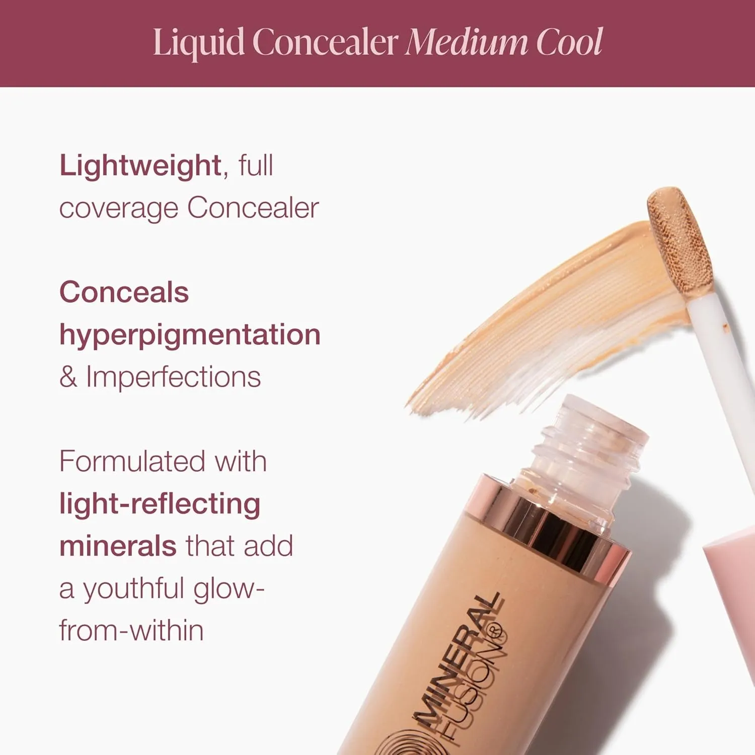 Liquid Concealer Medium Cool, 0.24 Fl Oz (Pack of 1)