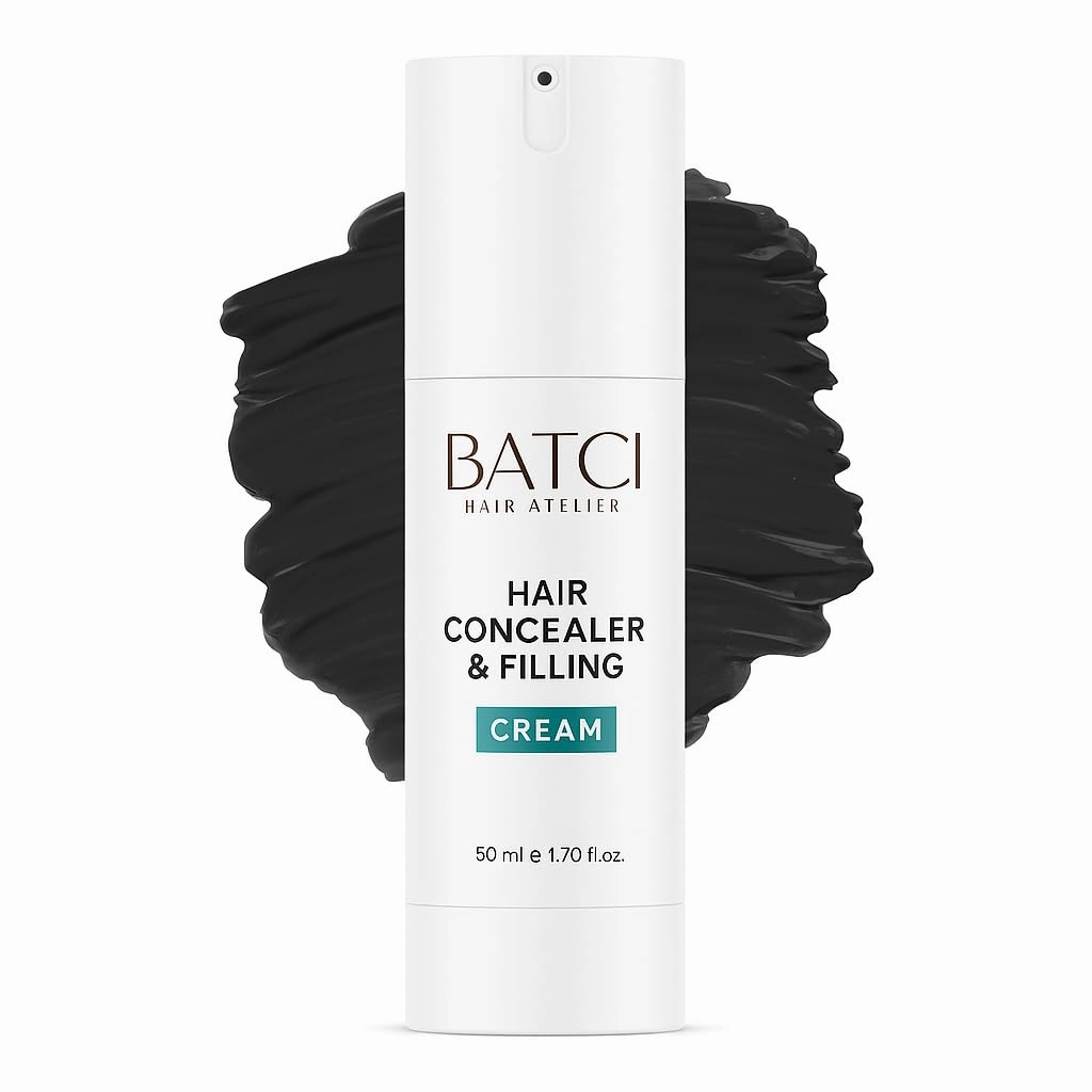 Liquid Hair Concealer for Thinning Hair and Bald Spots | Luxury Long-Lasting Root Touch Up with Color Thickening Fibers | Professional, Natural-Looking Hair Coverage 50 ML